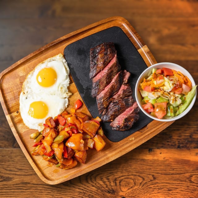 Steak and Eggs.